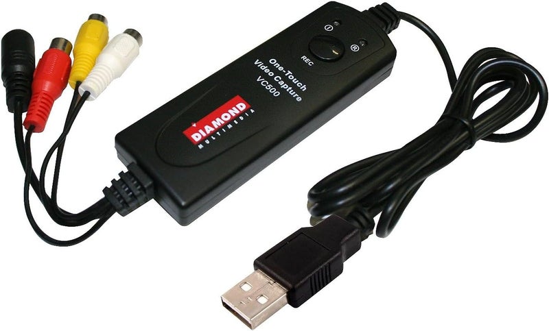 Diamond Multimedia Diamond VC500SE One Touch VHS/Camcorder to Digital File Converter for Both Windows and Mac OS (Supports Mac OS Ventura) New Software - Image 3